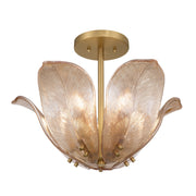 Metropolitan - N2214-A-732 - Five Light Semi-Flush Mount - Orchid - Legacy Brass