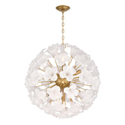 Metropolitan - N2227-732 - Eight Light Pendant - Bloome - Legacy Brass