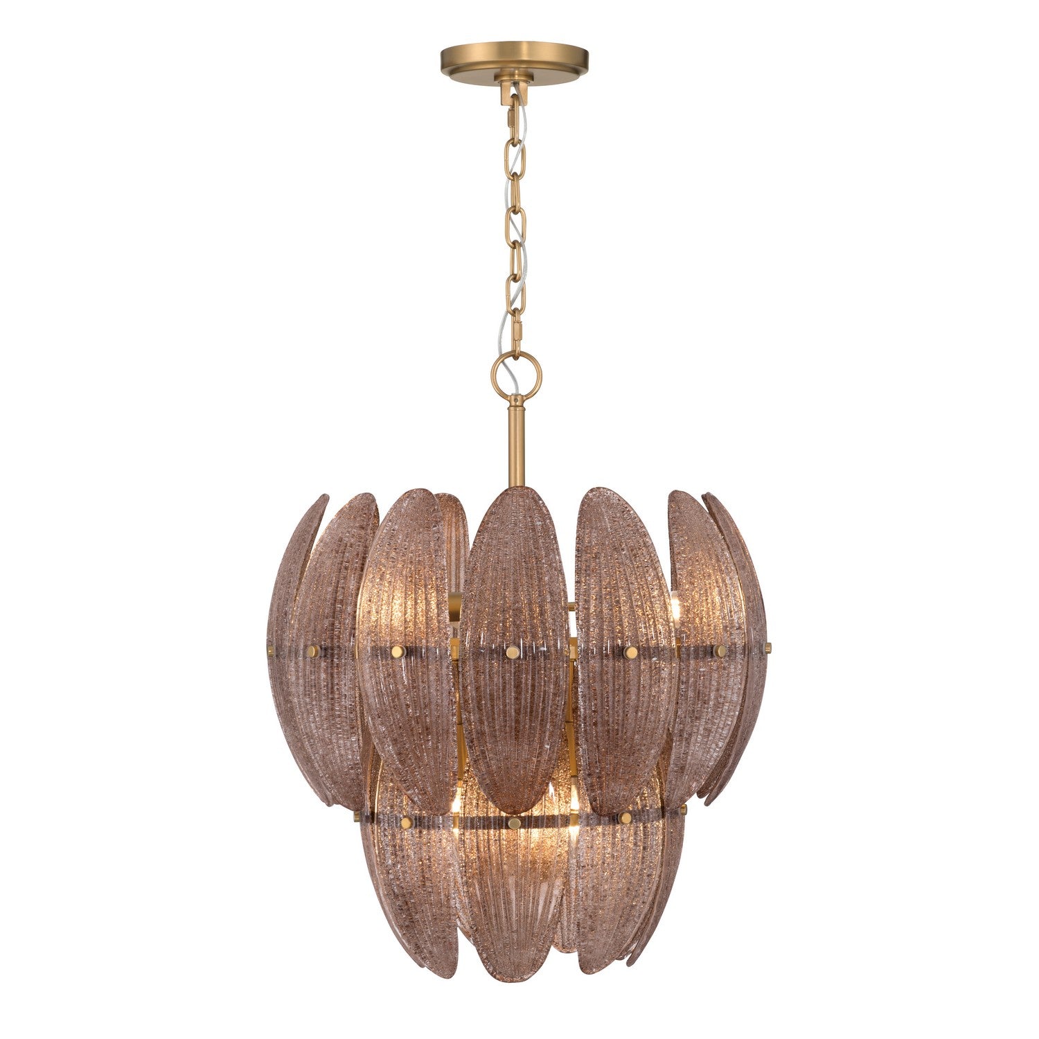 Metropolitan - N2246-BR-732 - Six Light Pendant - Marclaire - Legacy Brass