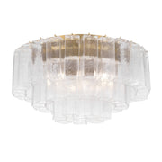 Metropolitan - N3145-732 - Seven Light Flush Mount - Torvento - Legacy Brass