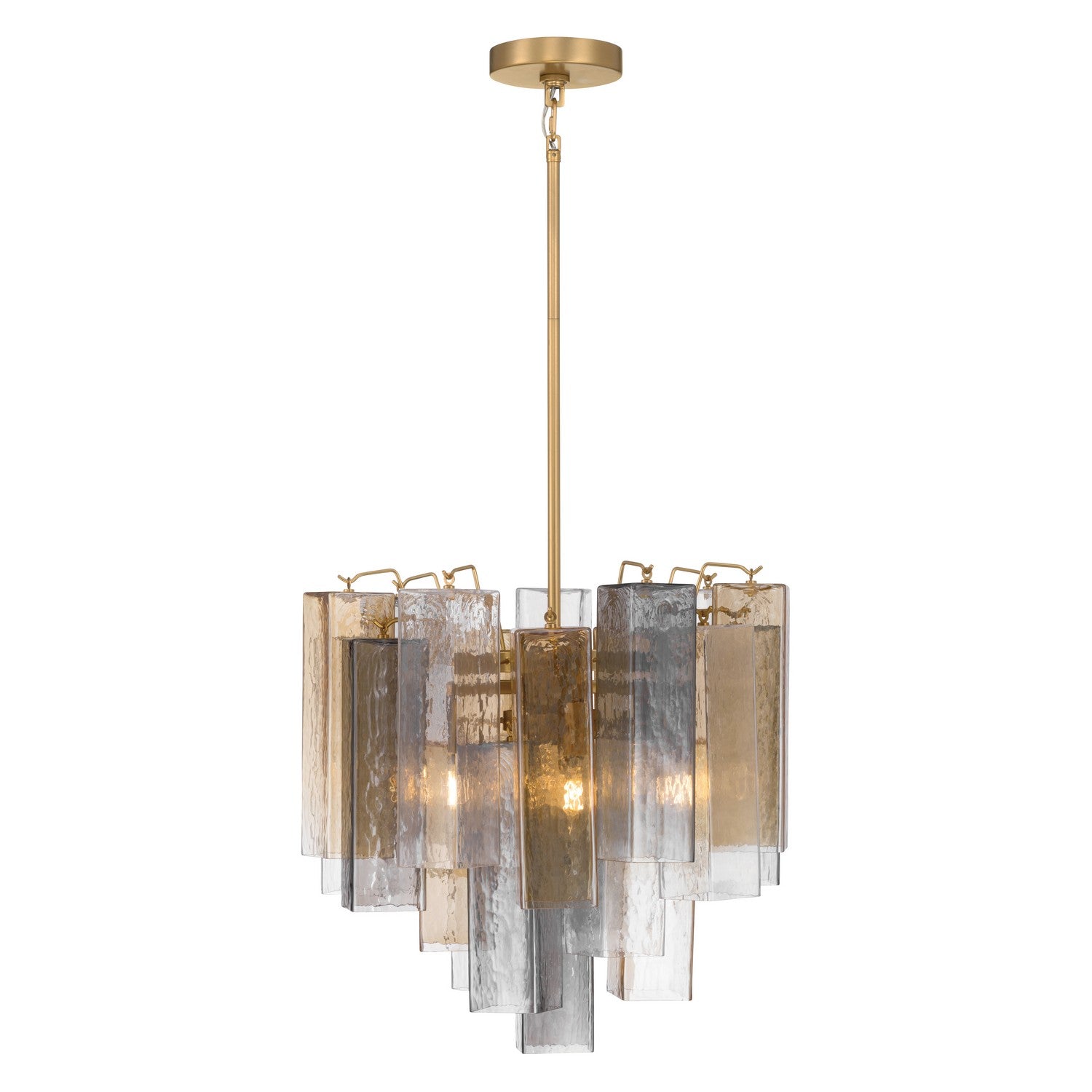 Metropolitan - N3146-MX-732 - Six Light Pendant - Torvento - Legacy Brass