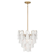 Metropolitan - N3475-732 - Five Light Pendant - Verla Crest - Legacy Brass