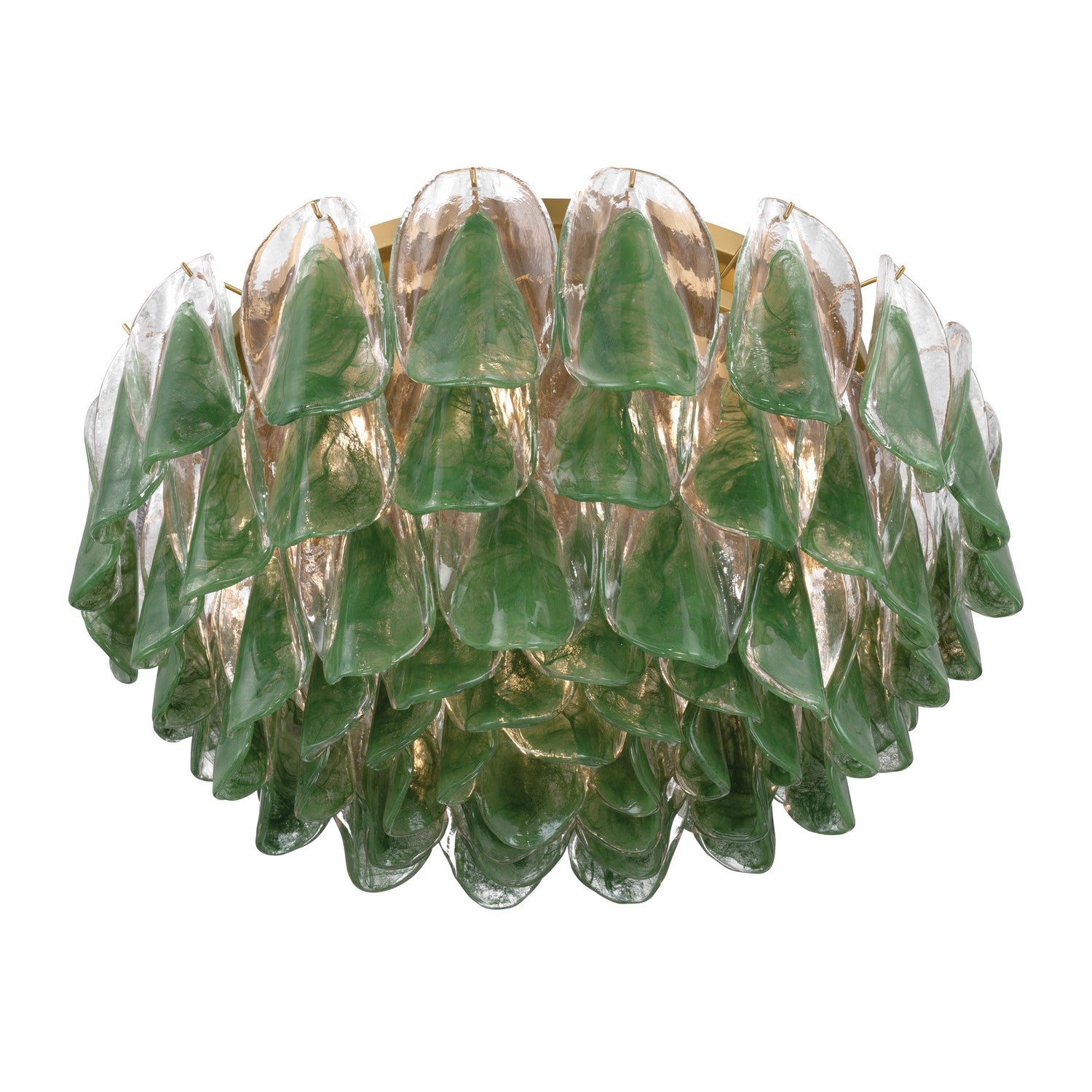 Metropolitan - N3477-G-732 - 11 Light Flush Mount - Verla Crest - Legacy Brass