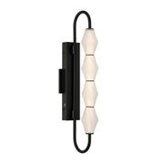 Golden - 1517-OWL4 BLK-FST - LED Outdoor Wall Mount - Geode - Matte Black