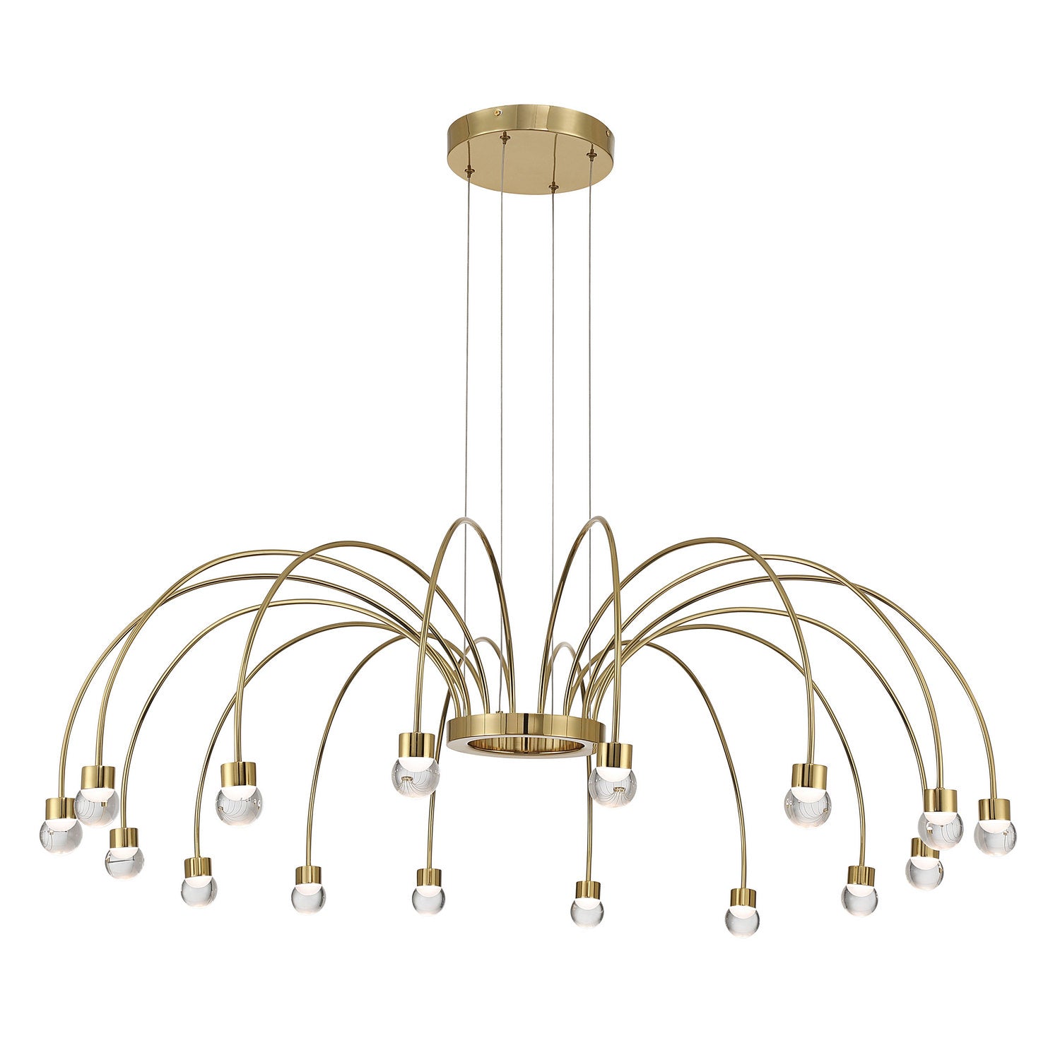 Golden - 1573-16 TG-A - LED Chandelier - Vario - Titanium Gold