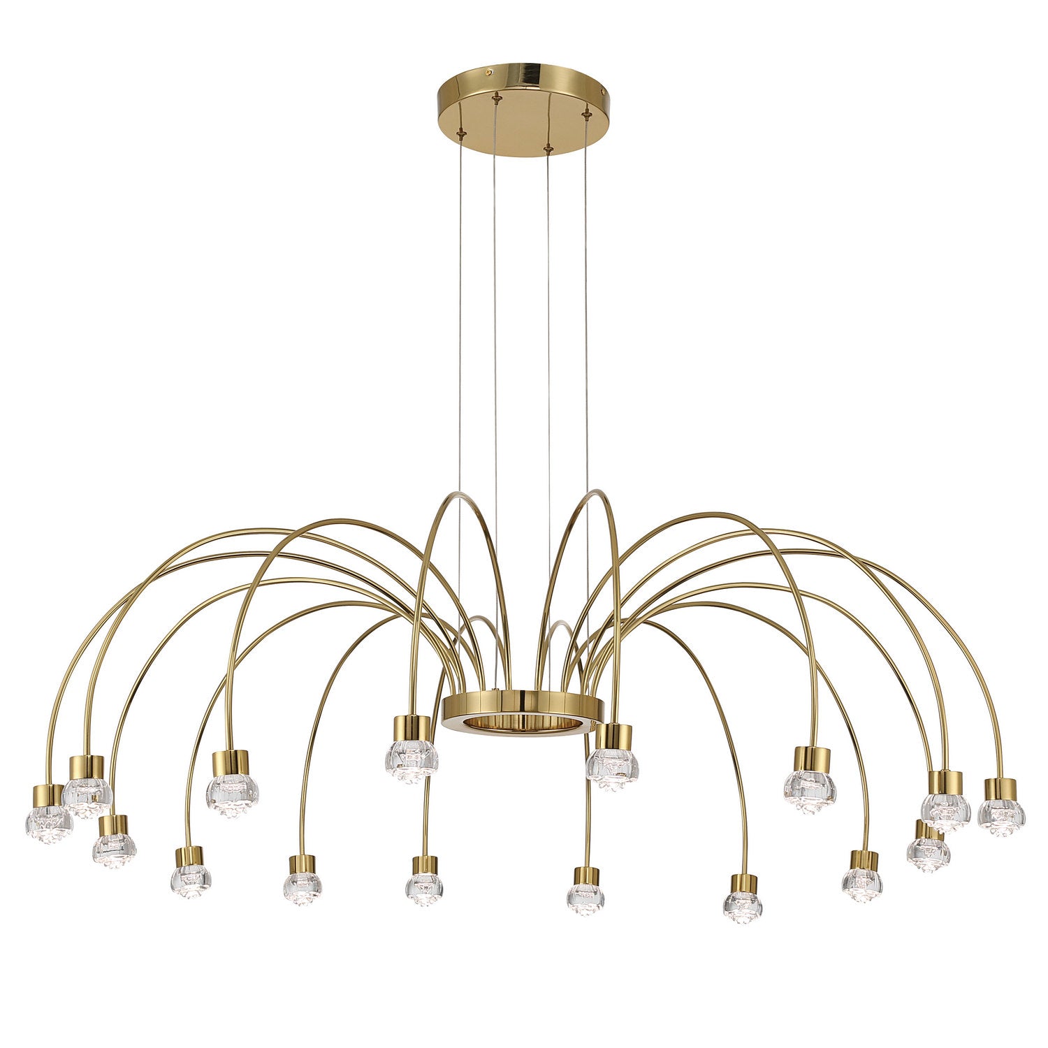 Golden - 1573-16 TG-B - LED Chandelier - Vario - Titanium Gold