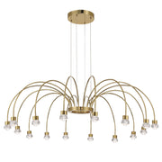 Golden - 1573-16 TG-B - LED Chandelier - Vario - Titanium Gold