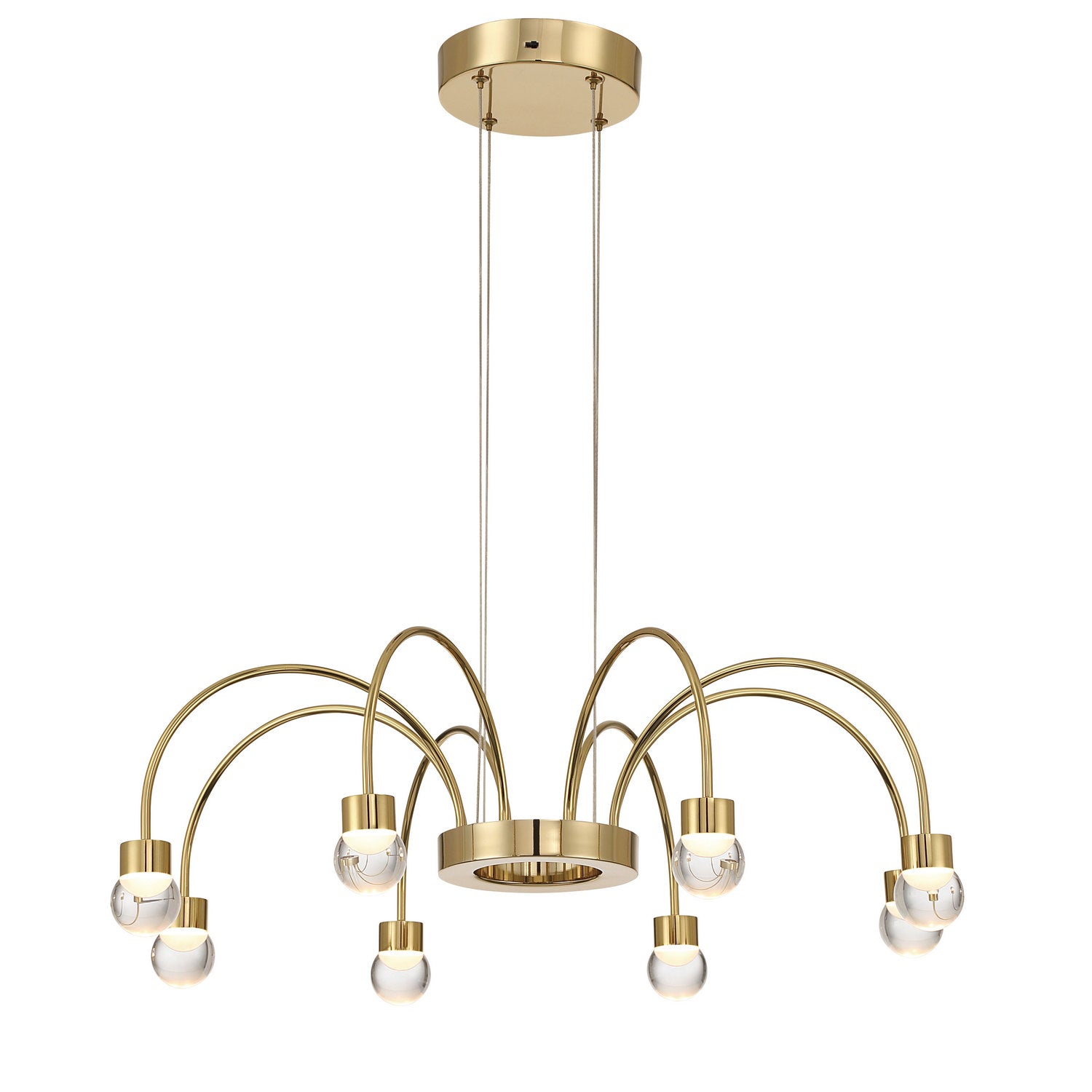 Golden - 1573-8 TG-A - LED Chandelier - Vario - Titanium Gold