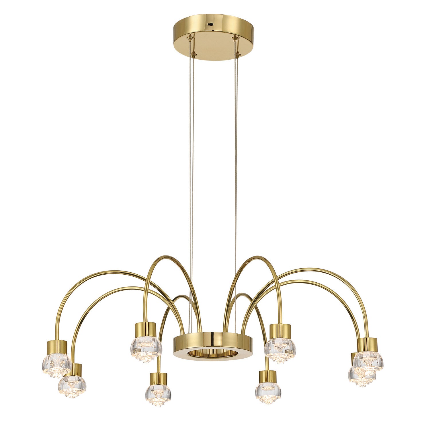Golden - 1573-8 TG-B - LED Chandelier - Vario - Titanium Gold