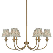 Golden - 1622-6 BCB-HGA - Six Light Chandelier - Brushed Champagne Brass