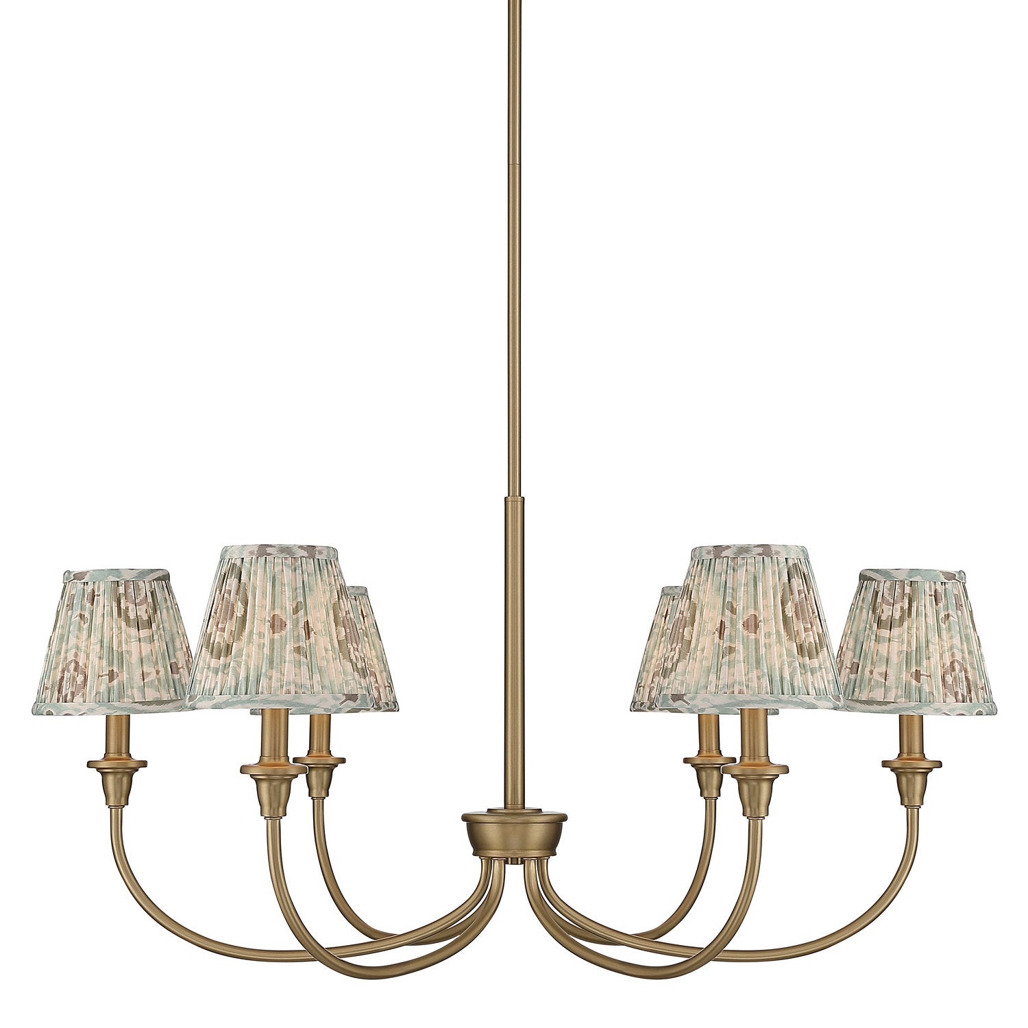 Golden - 1622-6 BCB-HGA - Six Light Chandelier - Brushed Champagne Brass
