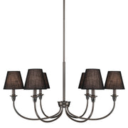 Golden - 1622-6 ORB-EHB - Six Light Chandelier - Oil Rubbed Bronze