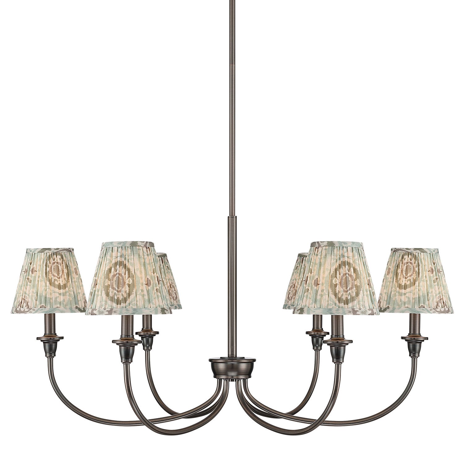 Golden - 1622-6 ORB-HGA - Six Light Chandelier - Oil Rubbed Bronze
