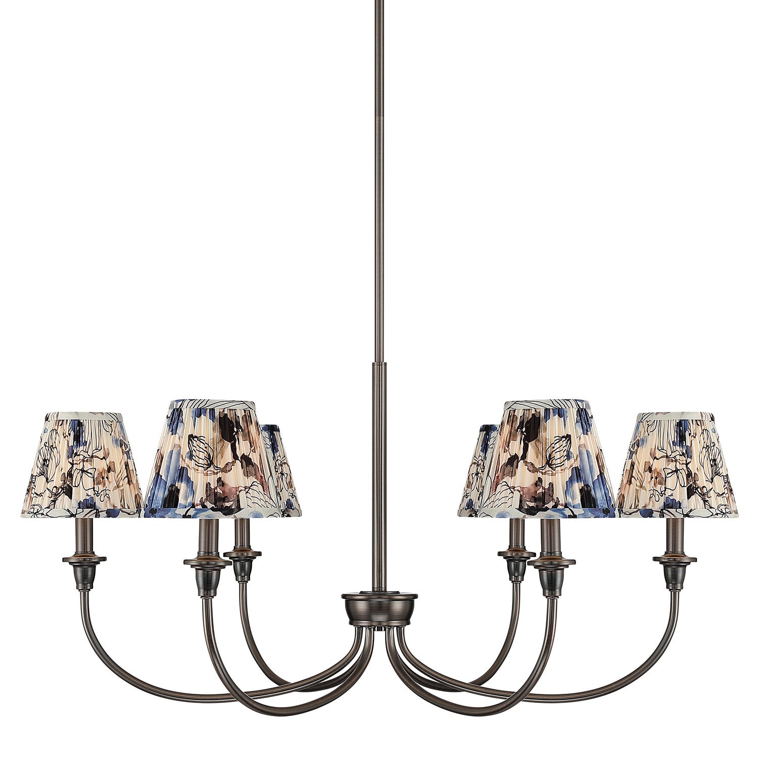 Golden - 1622-6 ORB-HGB - Six Light Chandelier - Oil Rubbed Bronze