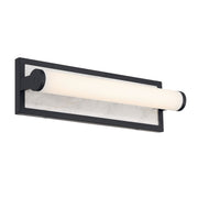 Golden - 1672-BA18 BLK-JW - LED Vanity - Stratum - Matte Black