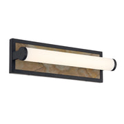 Golden - 1672-BA18 BLK-MR - LED Vanity - Stratum - Matte Black