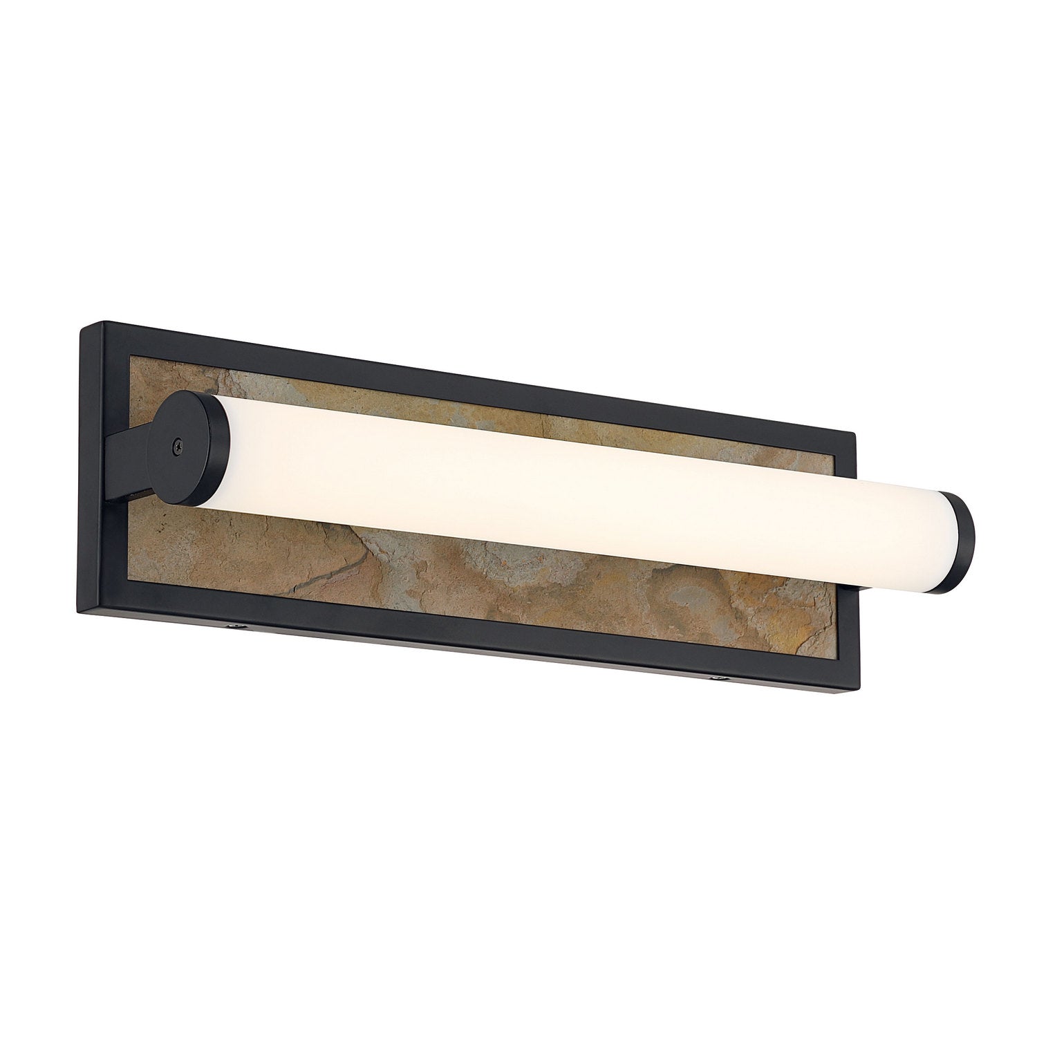 Golden - 1672-BA18 BLK-MR - LED Vanity - Stratum - Matte Black