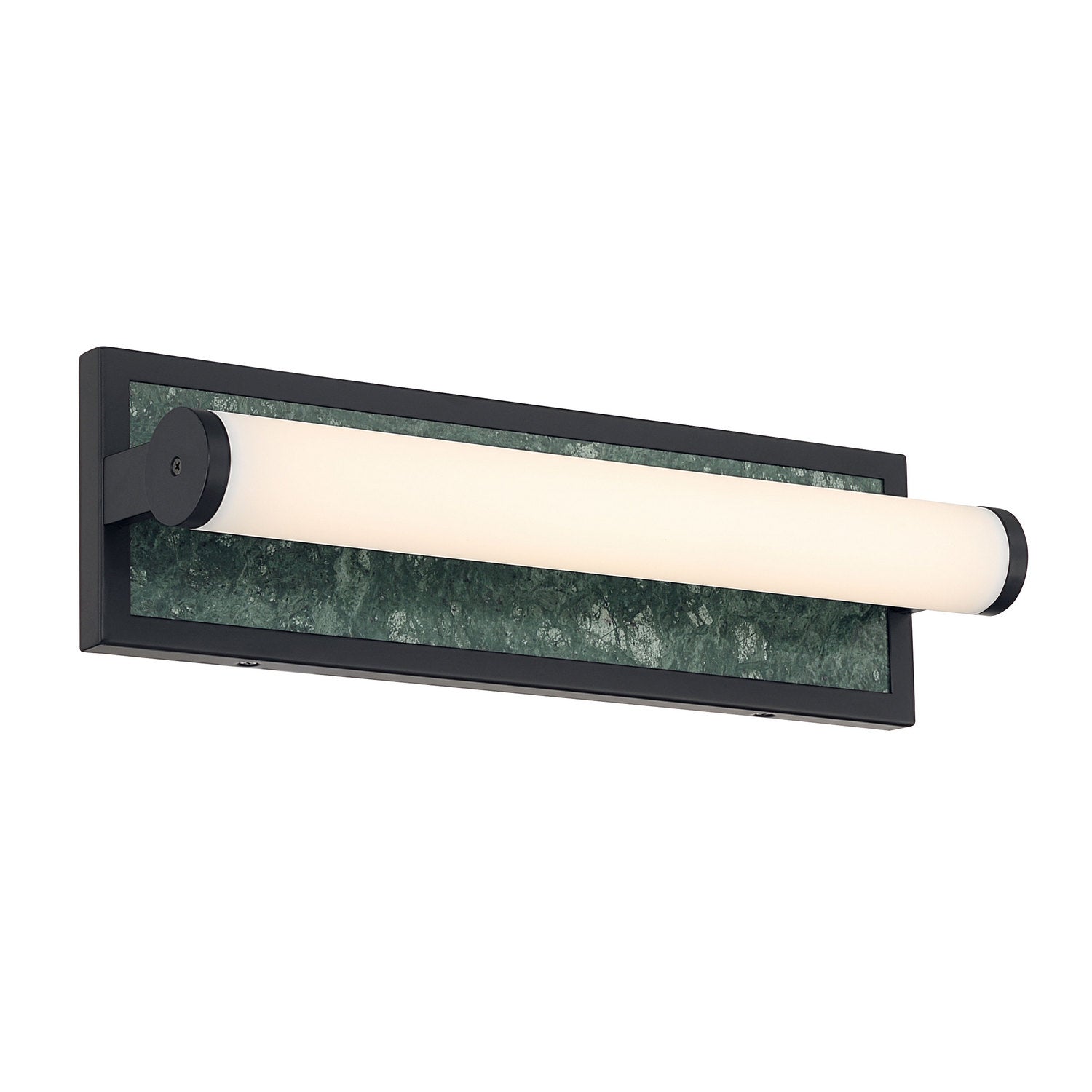 Golden - 1672-BA18 BLK-PRG - LED Vanity - Stratum - Matte Black