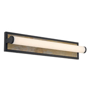 Golden - 1672-BA24 BLK-MR - LED Vanity - Stratum - Matte Black
