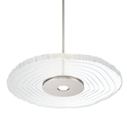 Golden - 1921-24 PN-RE - LED Pendant - Luminwood - Polished Nickel