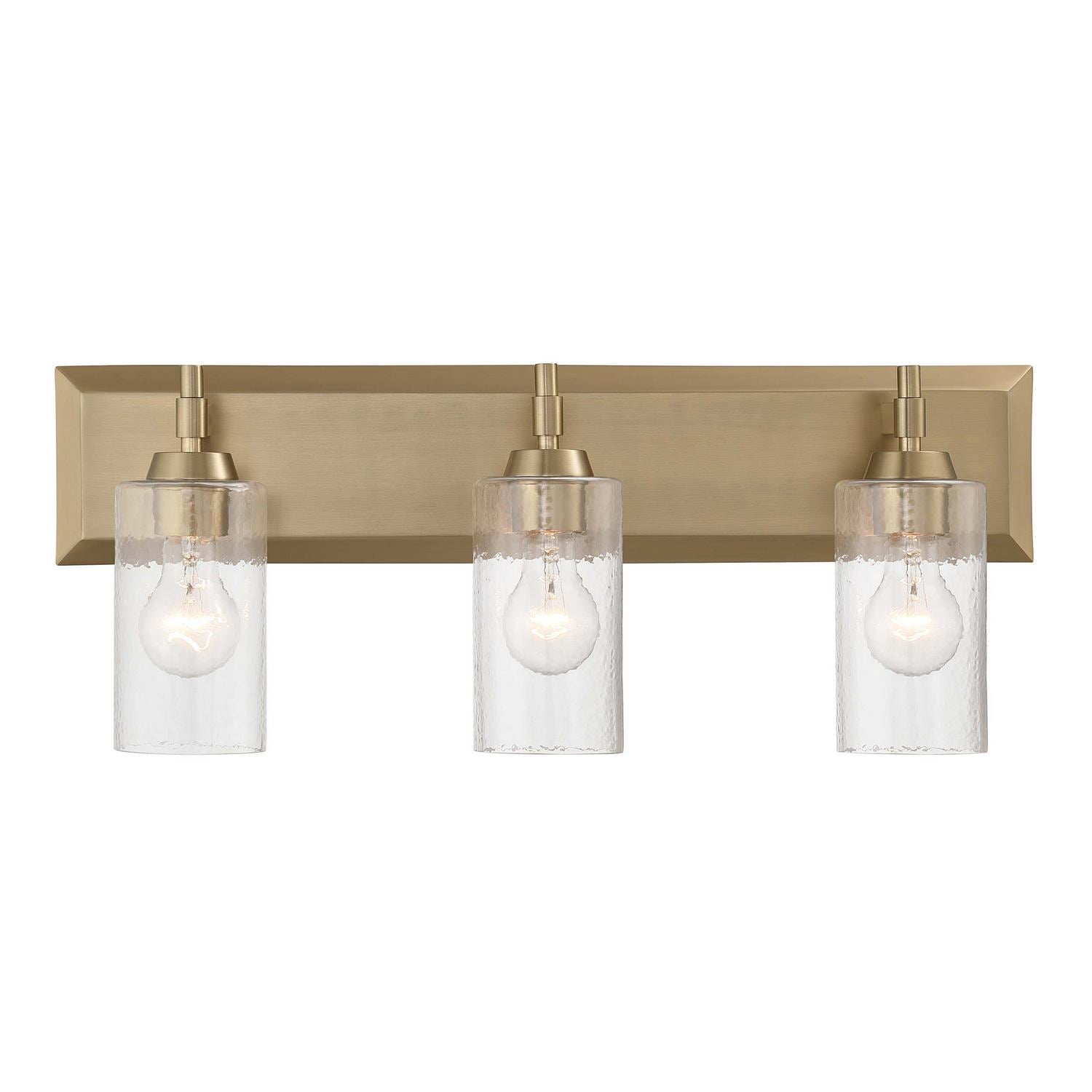 Golden - 5189-BA3 BCB-HWG - Three Light Vanity - Brilia - Brushed Champagne Brass
