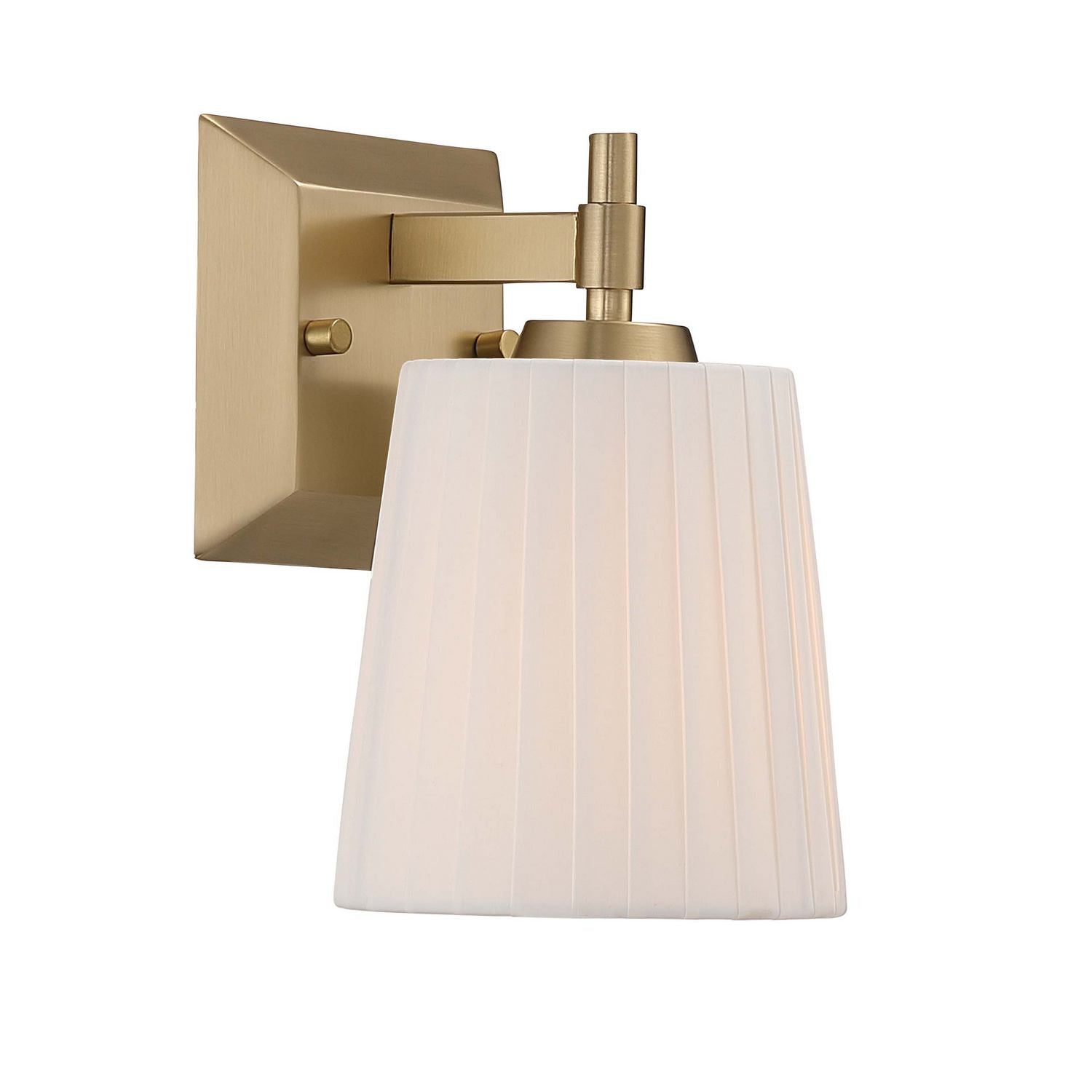 Golden - 5189-WSC BCB-PLT - One Light Wall Sconce Vanity - Brilia - Brushed Champagne Brass