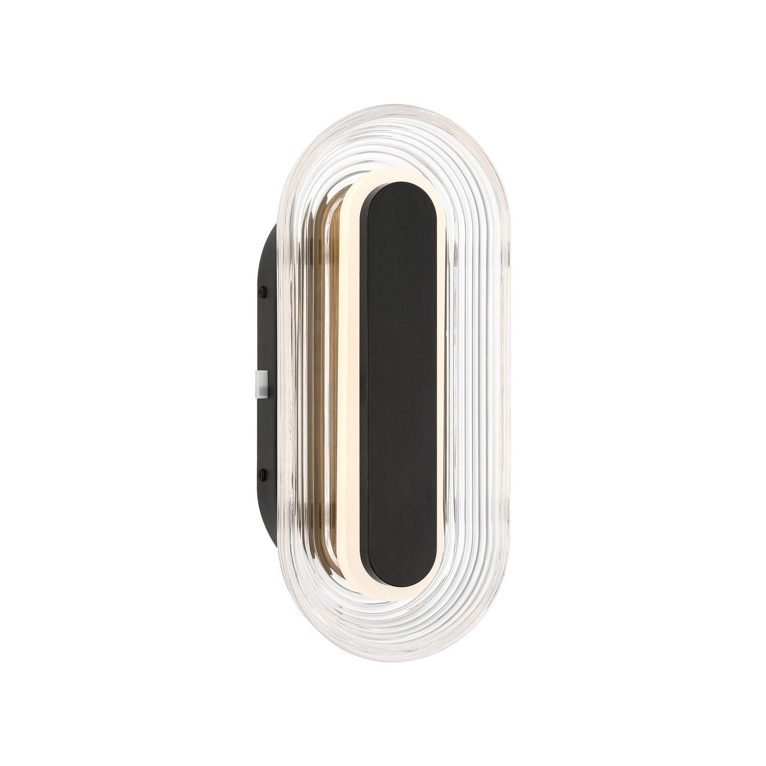 Golden - 5910-OWL13 BLK - LED Outdoor Wall Mount - Plexus - Matte Black