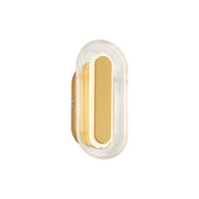 Golden - 5910-OWL13 SBG - LED Outdoor Wall Mount - Plexus - Satin Brushed Gold