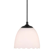 Golden - 6954-M1L BLK-OP - One Light Pendant - Dorinda - Matte Black