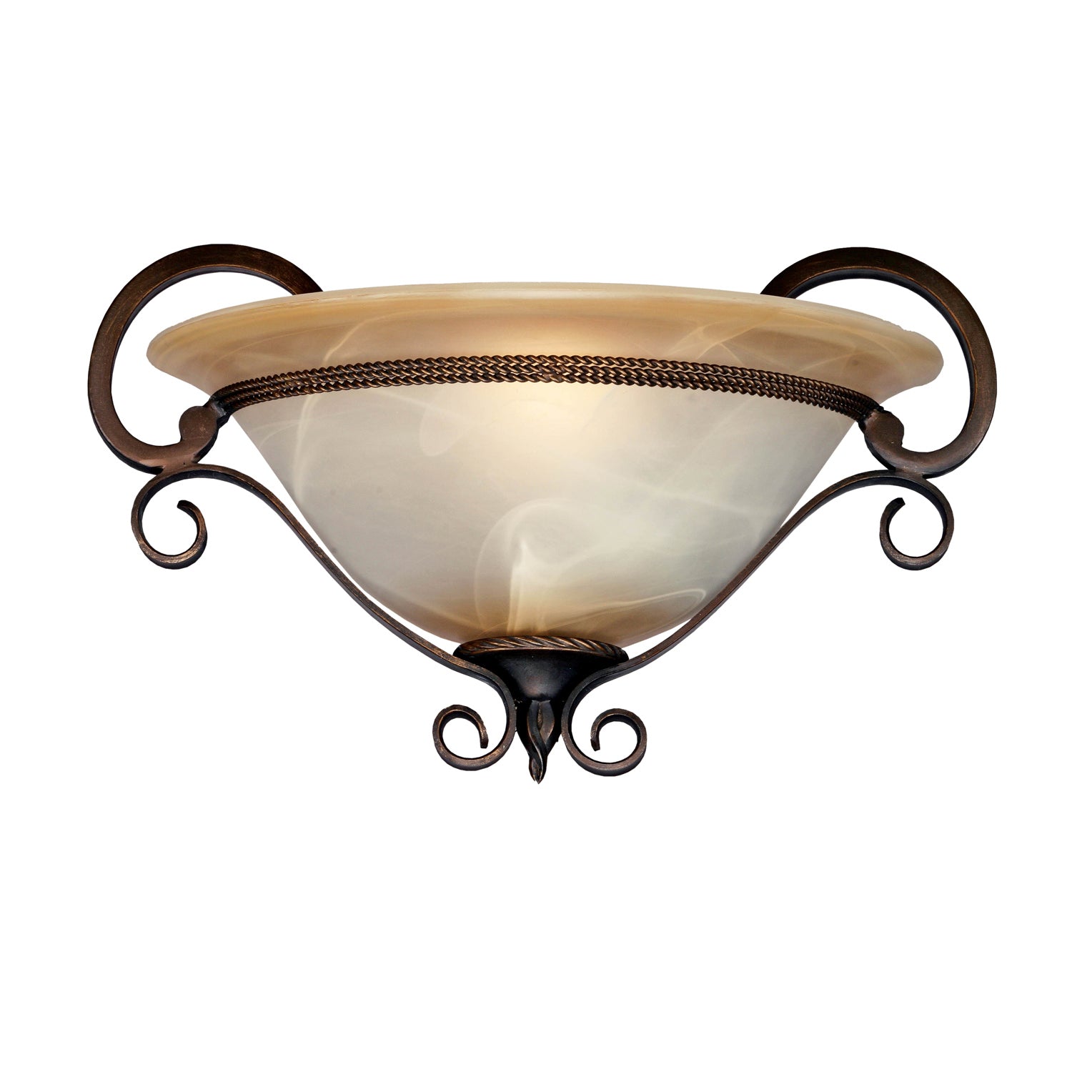 Golden - 3890-WSC GB - One Light Wall Sconce - Meridian - Golden Bronze