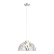 Varaluz - 1070P01LCH - One Light Pendant - Chroman Empire - Chrome