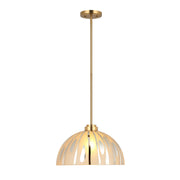 Varaluz - 1070P01LSG - One Light Pendant - Chroman Empire - Satin Gold