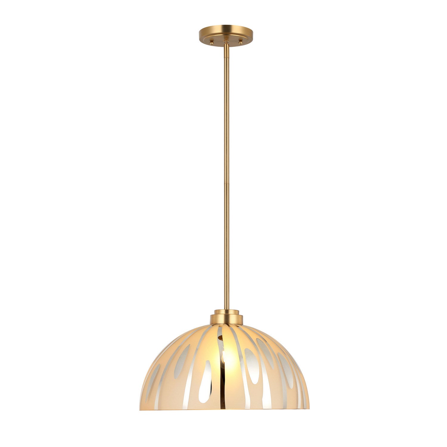 Varaluz - 1070P01LSG - One Light Pendant - Chroman Empire - Satin Gold