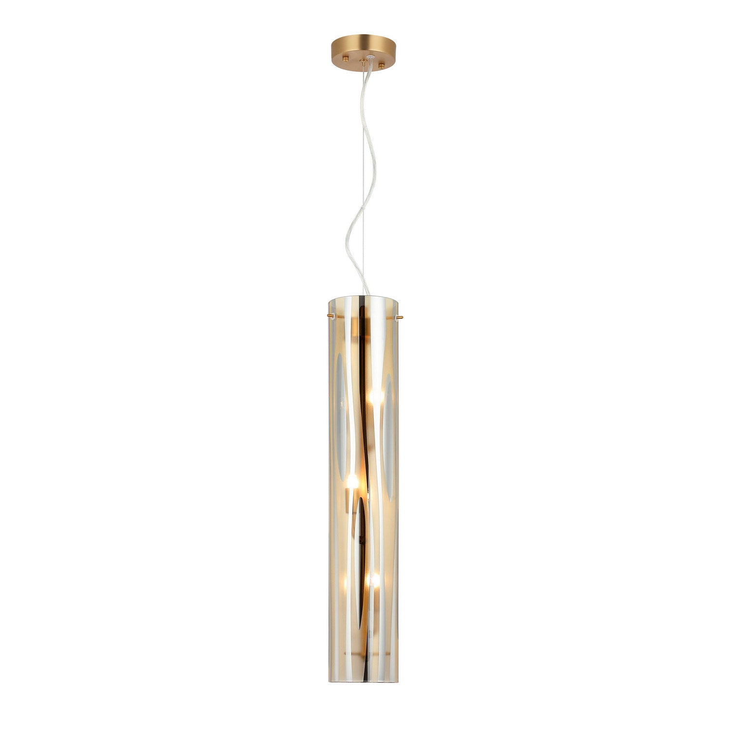 Varaluz - 1070P03SG - Three Light Pendant - Chroman Empire - Satin Gold