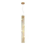 Varaluz - 1070P04SG - Four Light Pendant - Chroman Empire - Satin Gold
