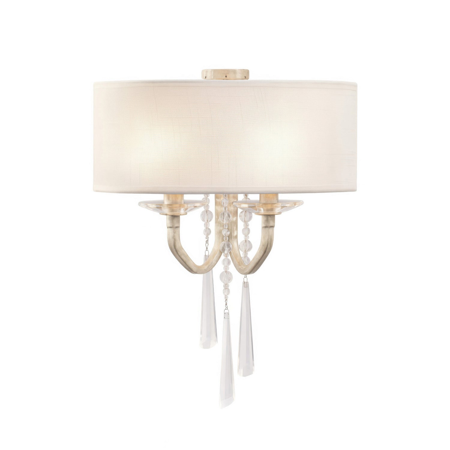 Varaluz - 270K02TR - Two Light Wall Sconce - Barcelona - Transcend Silver