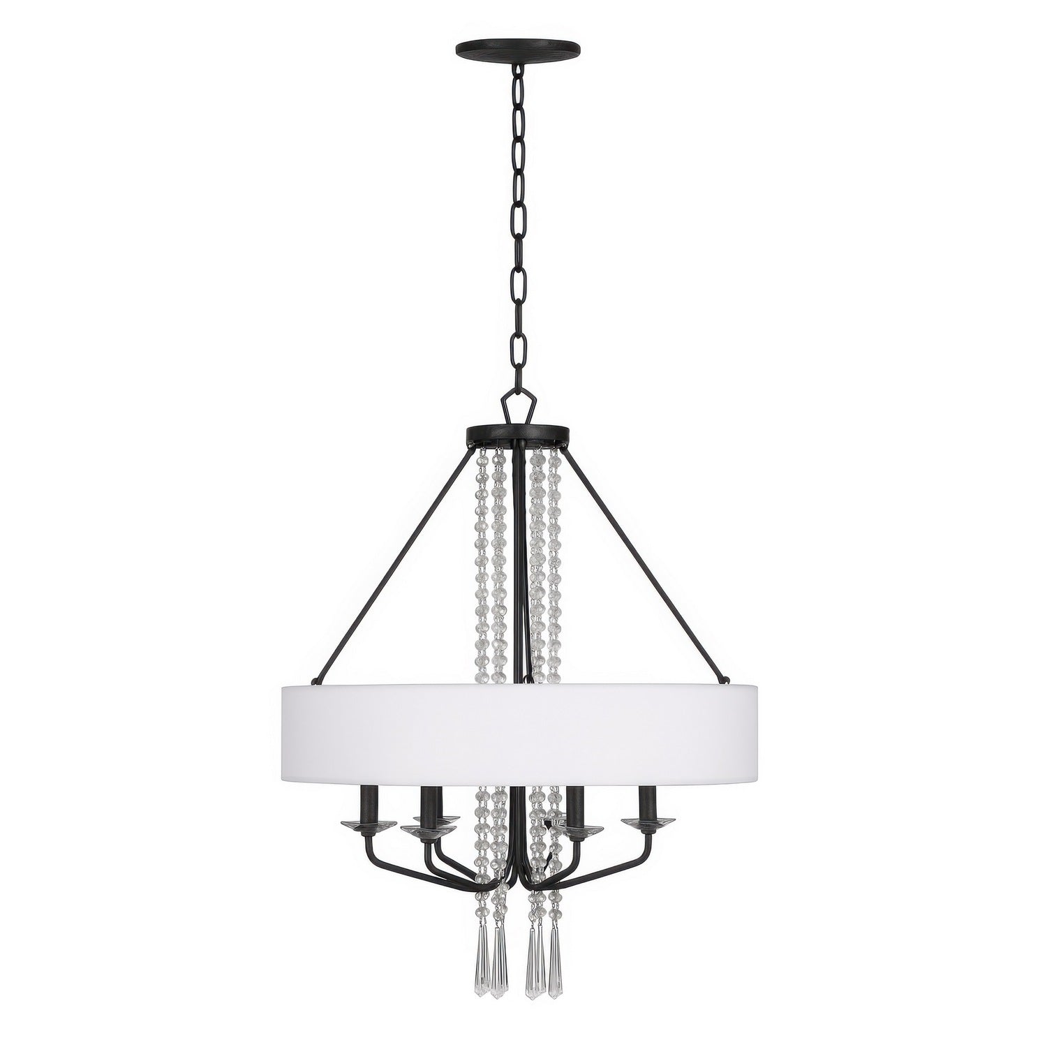 Varaluz - 270P06OX - Six Light Pendant - Barcelona - Onyx
