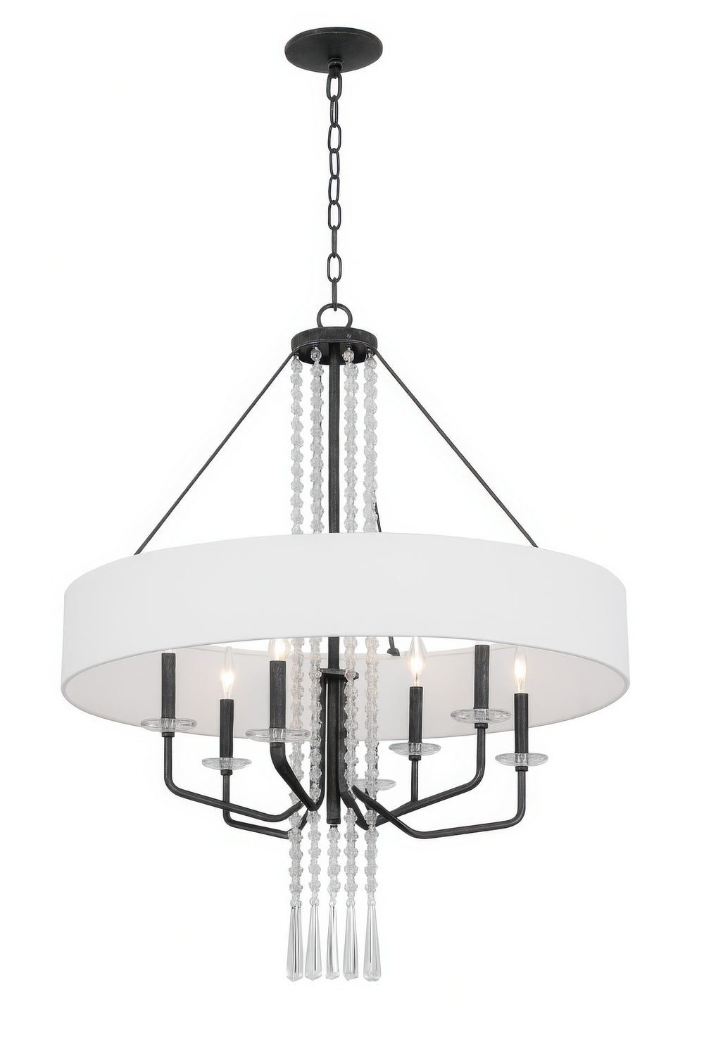 Varaluz - 270P09OX - Nine Light Pendant - Barcelona - Onyx
