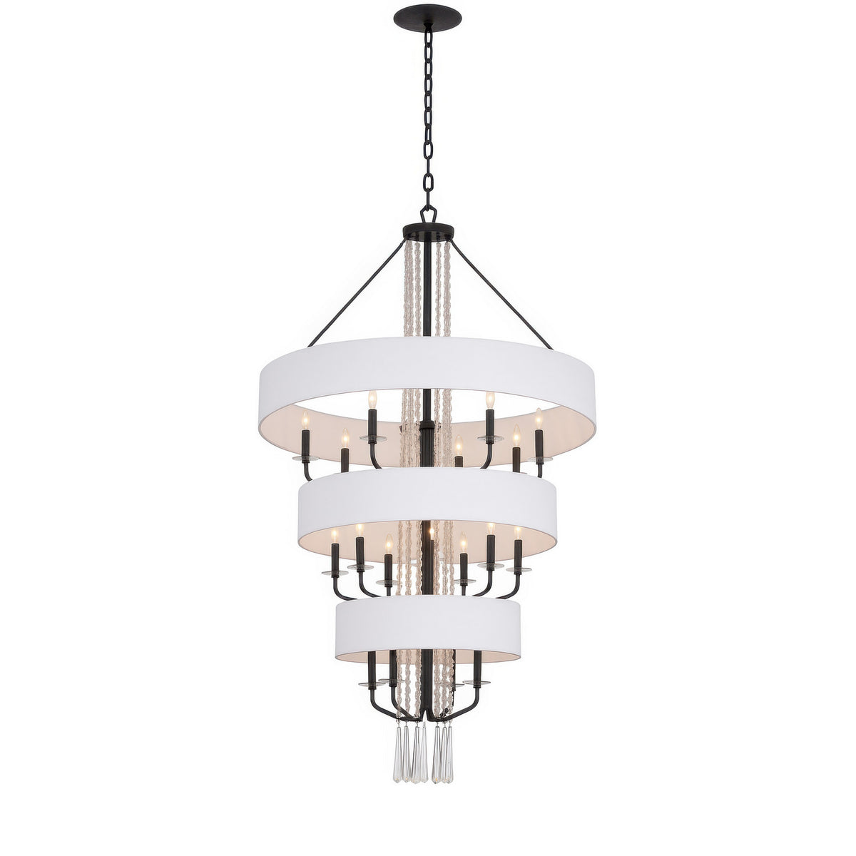 Varaluz - 270P15OX - 15 Light Pendant - Barcelona - Onyx