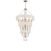 Varaluz - 270P15TR - 15 Light Pendant - Barcelona - Transcend Silver