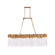 Varaluz - 309N10HG - Ten Light Linear Pendant - Matrix - Havana Gold