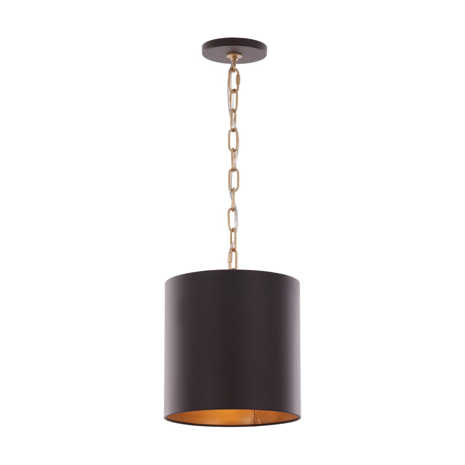 Varaluz - 323M01DBFG - One Light Pendant - Cannery - Dark Bronze / French Gold