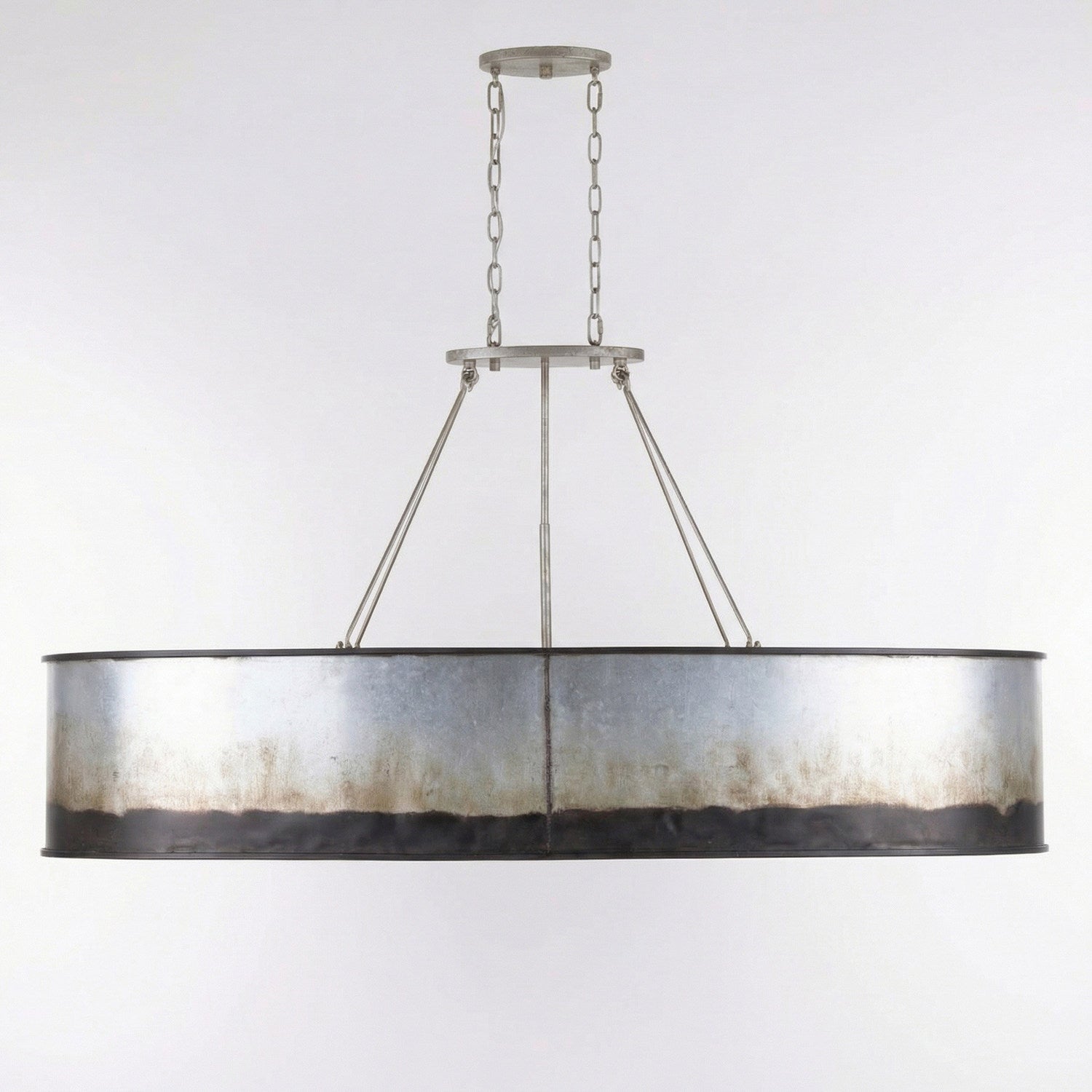 Varaluz - 323N07OG - Seven Light Linear Pendant - Cannery - Ombre Galvanized