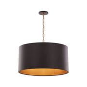 Varaluz - 323P04DBFG - Four Light Pendant - Cannery - Dark Bronze / French Gold