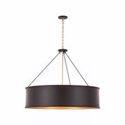 Varaluz - 323P06DBFG - Six Light Pendant - Cannery - Dark Bronze / French Gold
