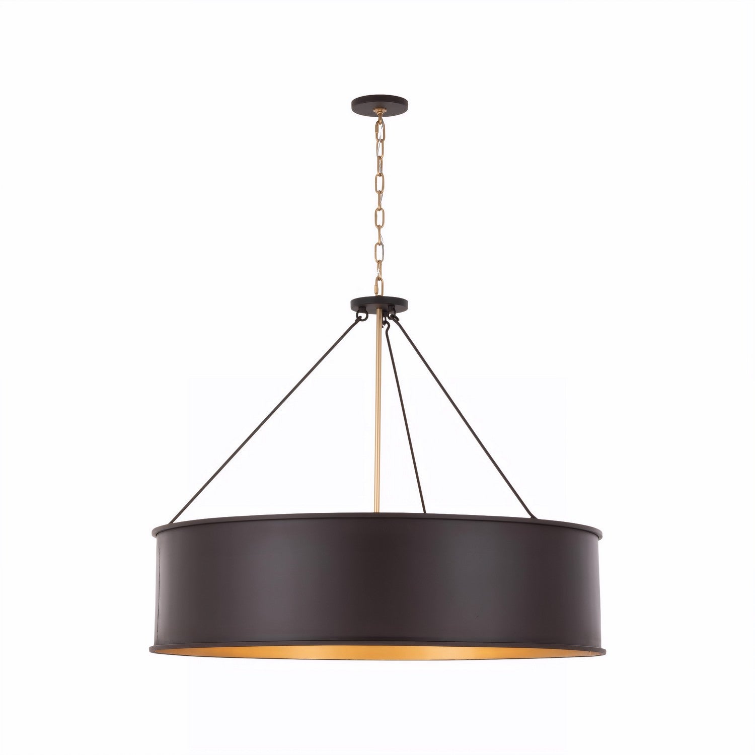 Varaluz - 323P06DBFG - Six Light Pendant - Cannery - Dark Bronze / French Gold