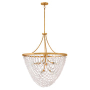 Fredrick Ramond - FR41595DA - LED Chandelier - Myra - Distressed Brass