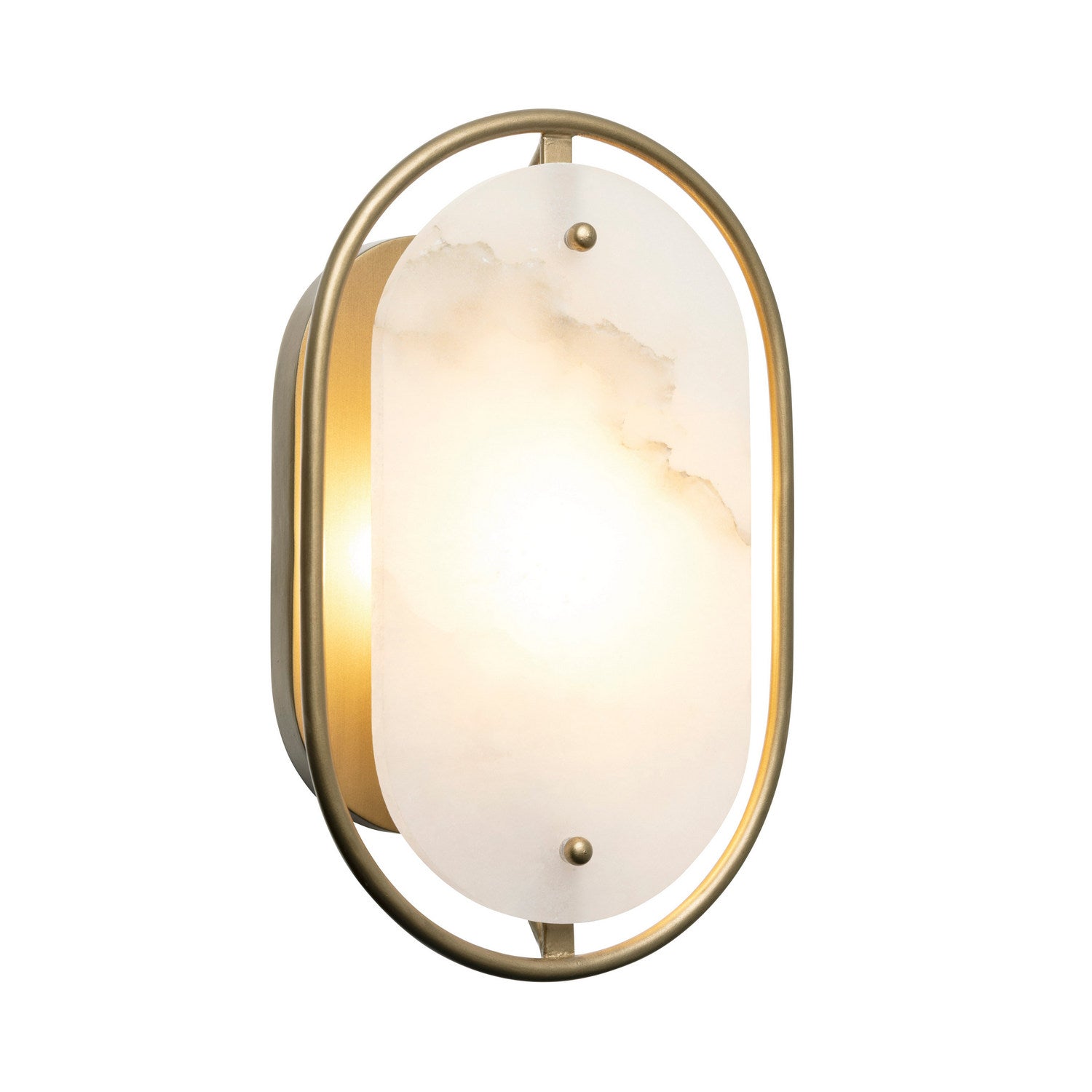 Varaluz - 556W01BK - One Light Wall Sconce - Panelist - Brass Kisser