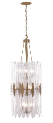 Varaluz - 557F09HG - Nine Light Pendant - Aurora - Havana Gold