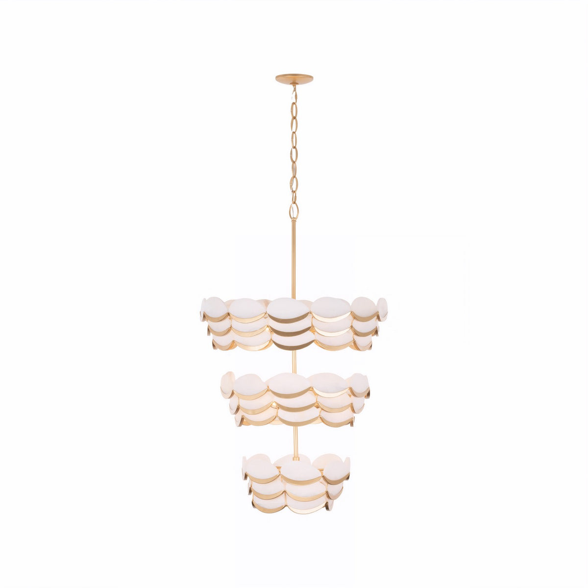 Varaluz - 561P11FG - 11 Light Pendant - High Tide - French Gold